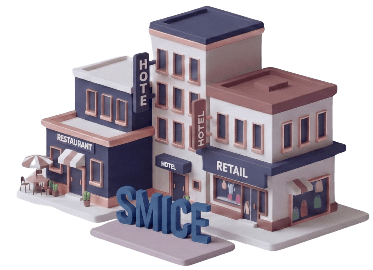 Illustration réseau de points de vente